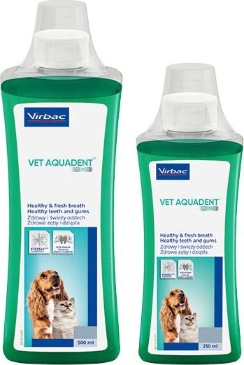 VIRBAC Vet Aquadent FR3SH - dental solution for oral hygiene for dogs and cats – 500ml