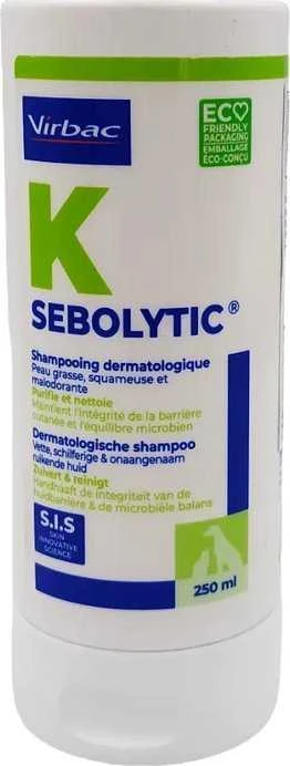 VIRBAC Sebolytic - Šampūnas šunims ir katėms - 250 ml