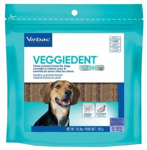 VIBRAC Veggiedent Fresh M – skanėstas šuniui – 352,5g