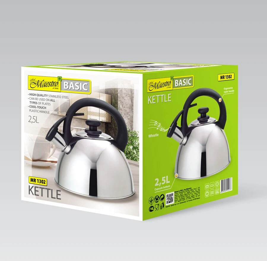 Maestro MR-1302 virdulys 2.5 L Nerūdijantis plienas
