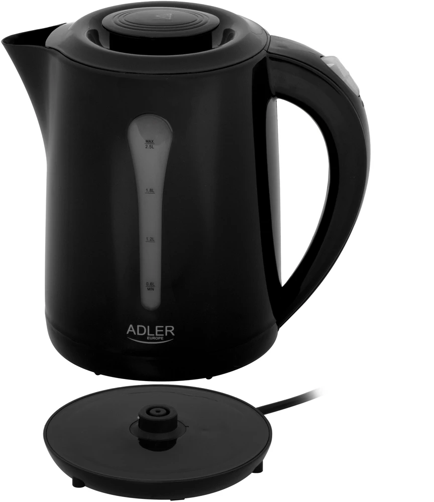 Adler | Virdulys | AD 1244 | Electric | 1850 W | 2.5 L | Plastic | 360° rotational base | Juodas