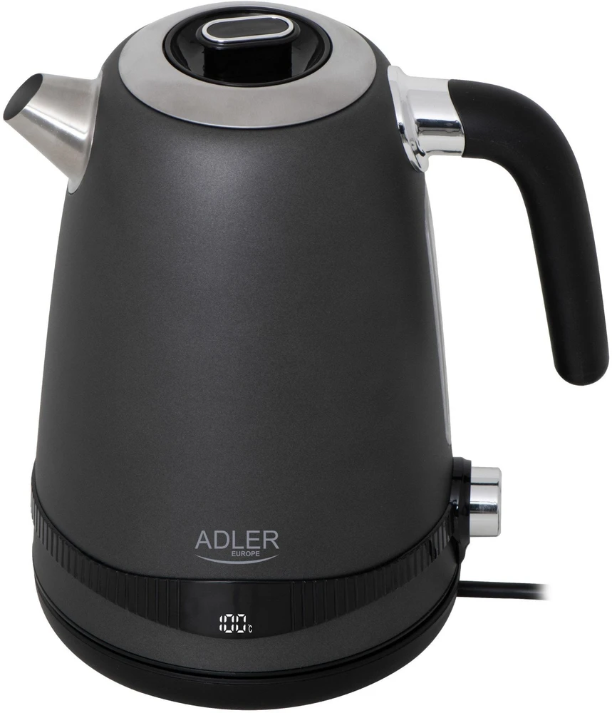 Virdulys Adler AD 1295, 1,7 l, 2200 W, nerūdijantis plienas, Pilkas