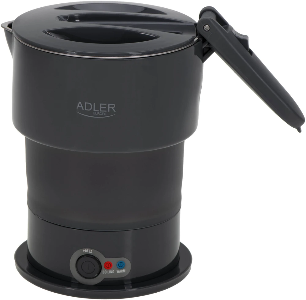 Adler Silicon Travel Virdulys | AD 1377 | Travel Virdulys | 600 W | 0.6 L | Silicon | Pilkas