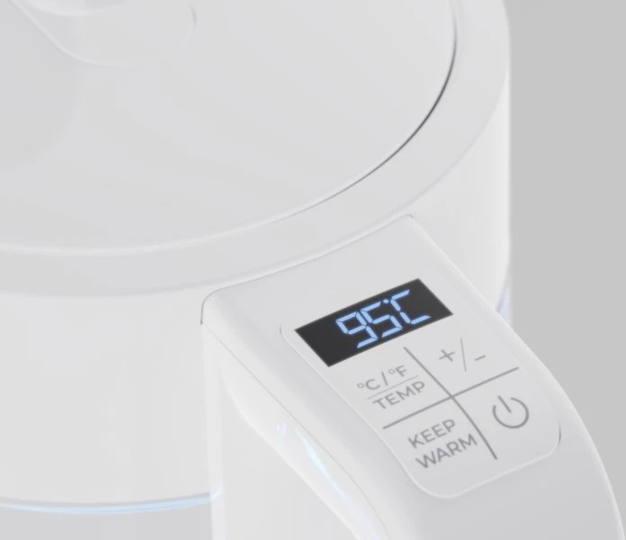 AENO EK5 Electric Virdulys, 1.7L, Temp Control 40-100°C, Strix, Baltas