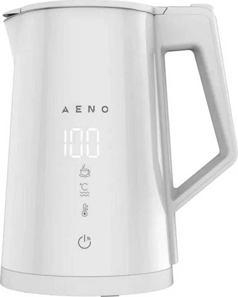 AENO EK8S Smart Electric Virdulys, Wi-Fi, 1.7L, Temp Control, Strix, Baltas