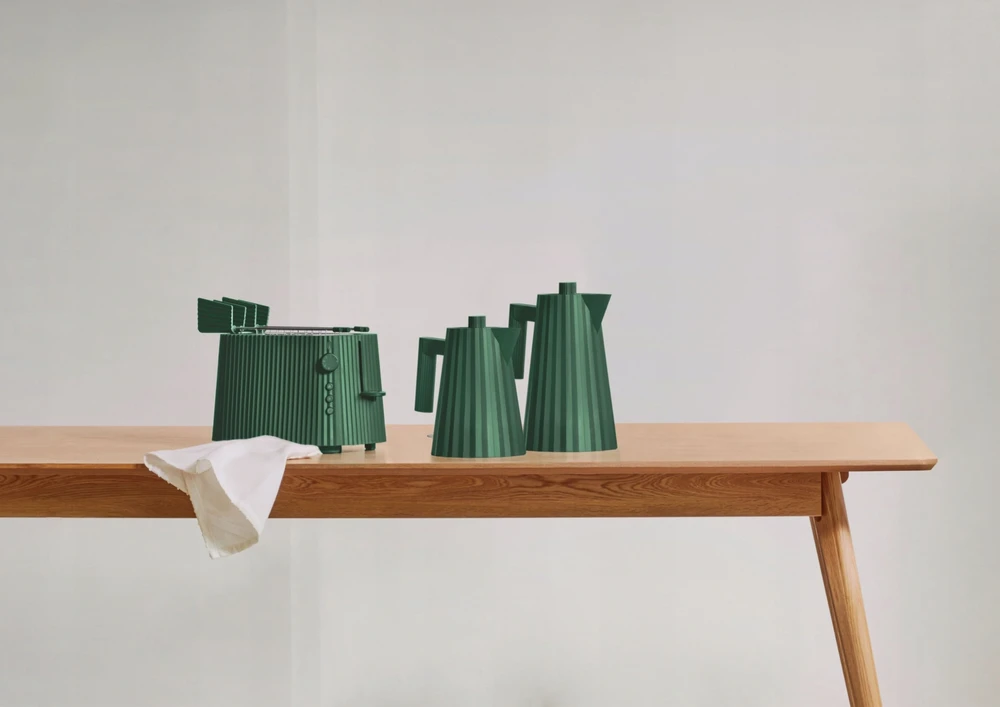 Elektrinis virdulys Alessi Plisse Žalias, 1.7 l
