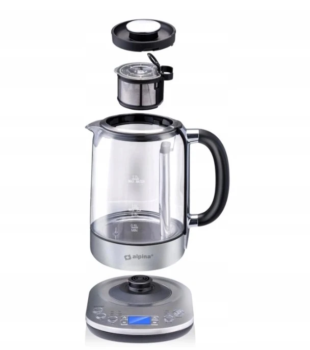 Virdulys Alpina ALPINA Virdulys su zaparzaczem do herbaty 1,7l 2200W