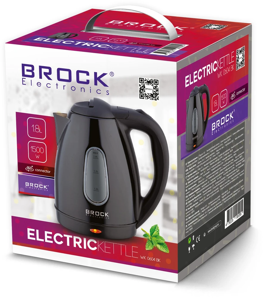 Brock Electronics elektrinis virdulys WK 0604 BK