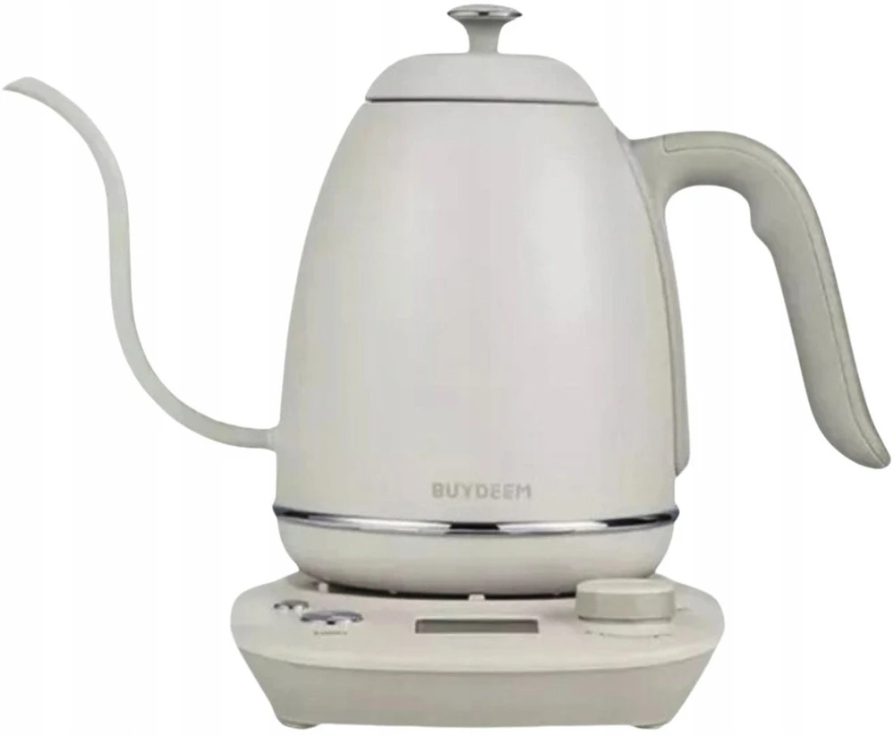Cocinare BUYDEEM elektrinis „Gooseneck“ kavos virimo aparatas „Virdulys“, modelis K821, spalva „Oat Baltas EU“