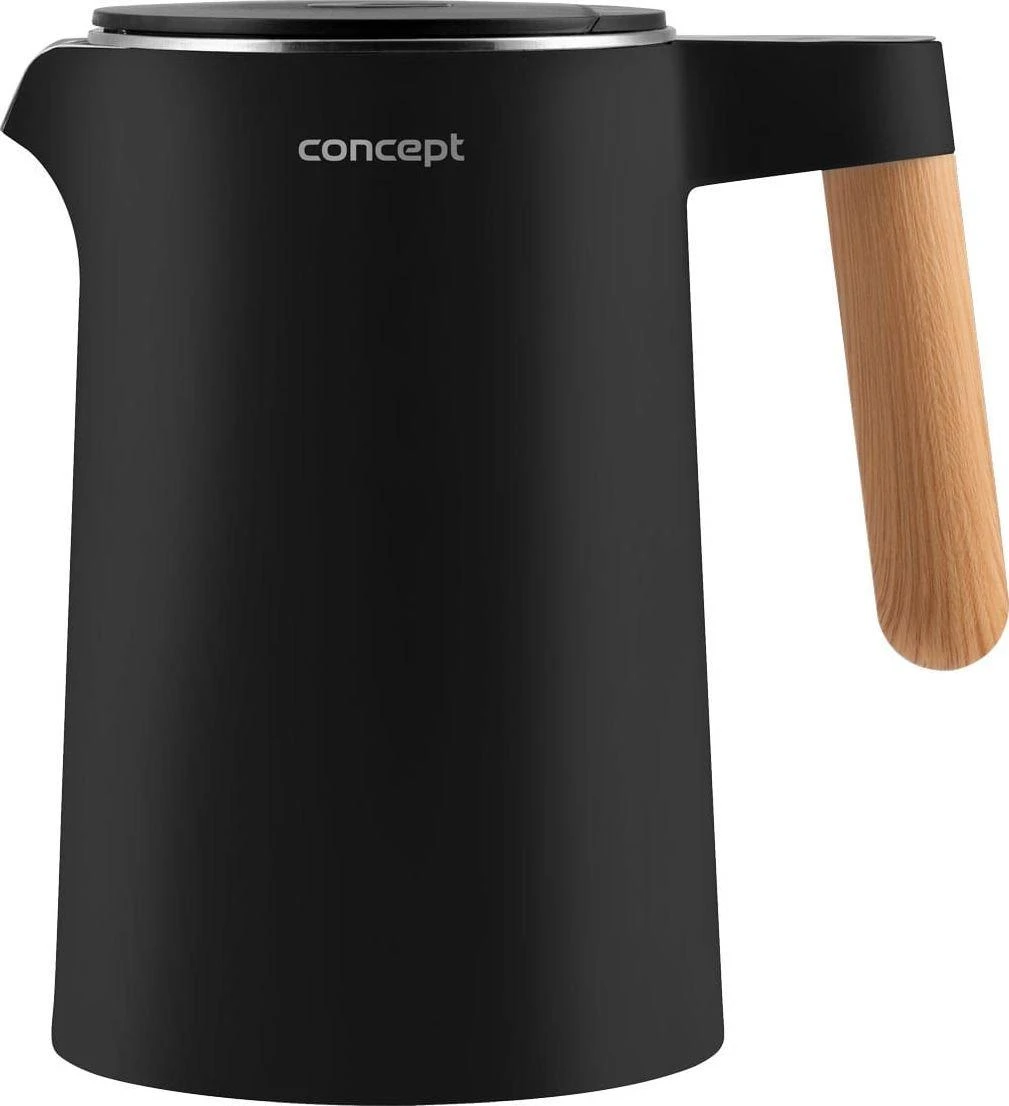 Elektrinis Virdulys - Dviguba Siena 1,5 L Concept Juodas