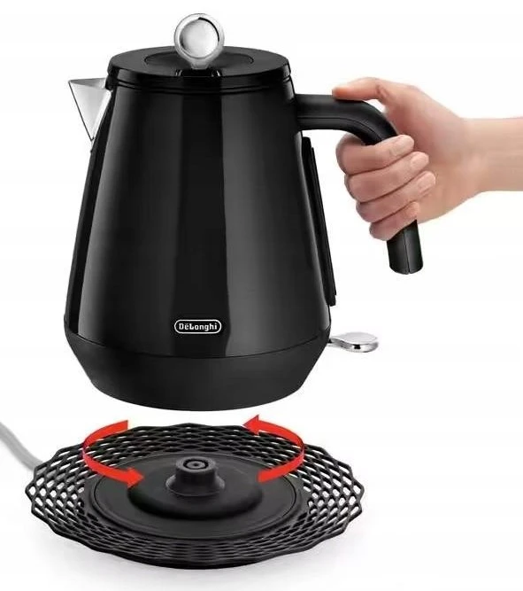 DeLonghi Eclettica KBY2001.BK Electric Virdulys, 1.7 l – Juodas