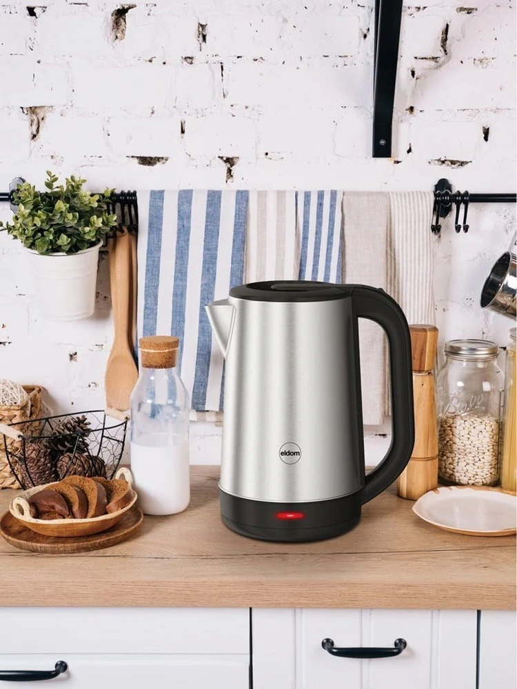 ELDOM CS30 ACERO CORDLESS KETTLE 2.0 L 2000 W Sidabrinis