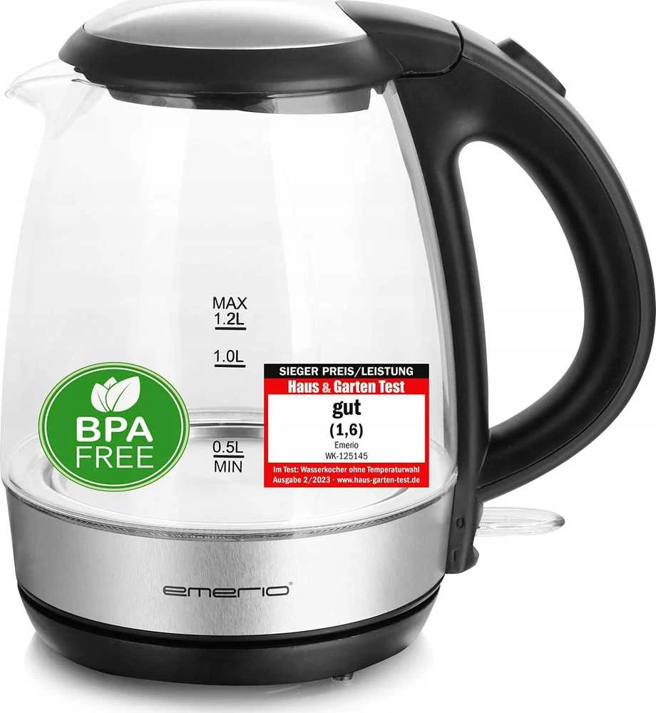 Virdulys Emerio Virdulys 1.2L Szkło bez BPA
