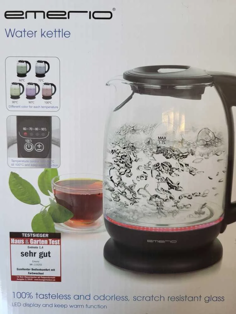 Virdulys Emerio Virdulys 1.7L belaidis zmiana koloru