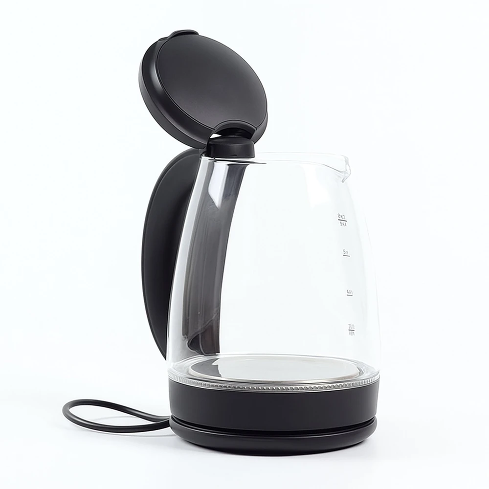 Maestro Virdulys, Elektrinis stiklinis virdulys su LED apšvietimu, 1,7 l, temperatūros reguliavimas, 2200 W - or1296