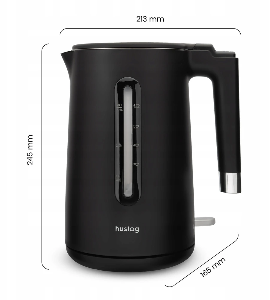 Virdulys Maestro mPTech Sp. su o.o. Huslog dvigubų sienelių viryklė su vandens indikatoriumi 1,5 l 2200 W