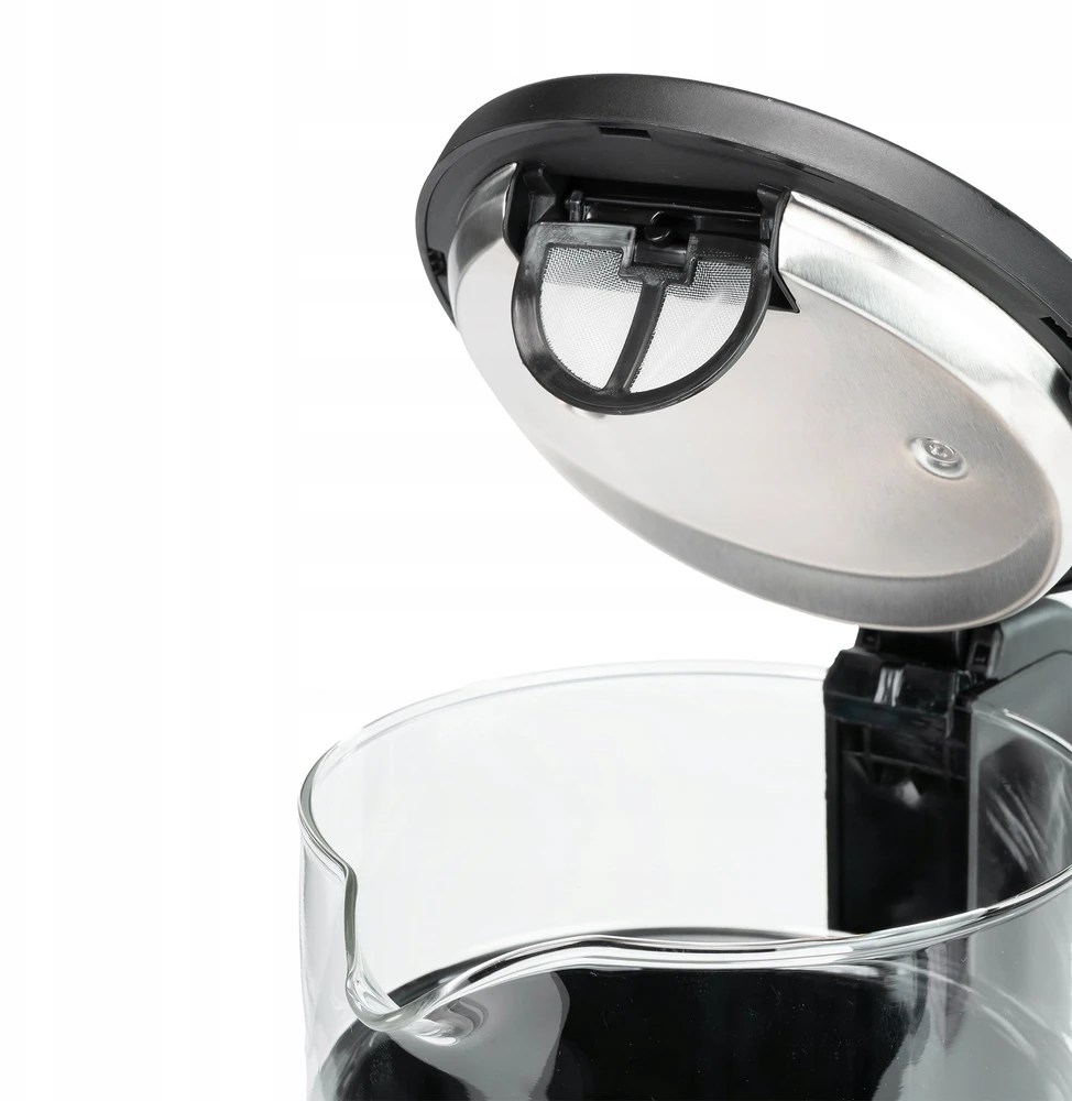 Maestro mPTech Sp. su o.o. Huslog glass virdulys wit touch panel juodas 1,7L 2200W