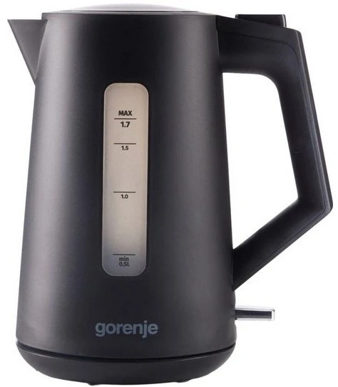 Gorenje K17OPB | Virdulys | Electric | 2200 W | 1.7 L | Plastic | 360° rotational base | Juodas