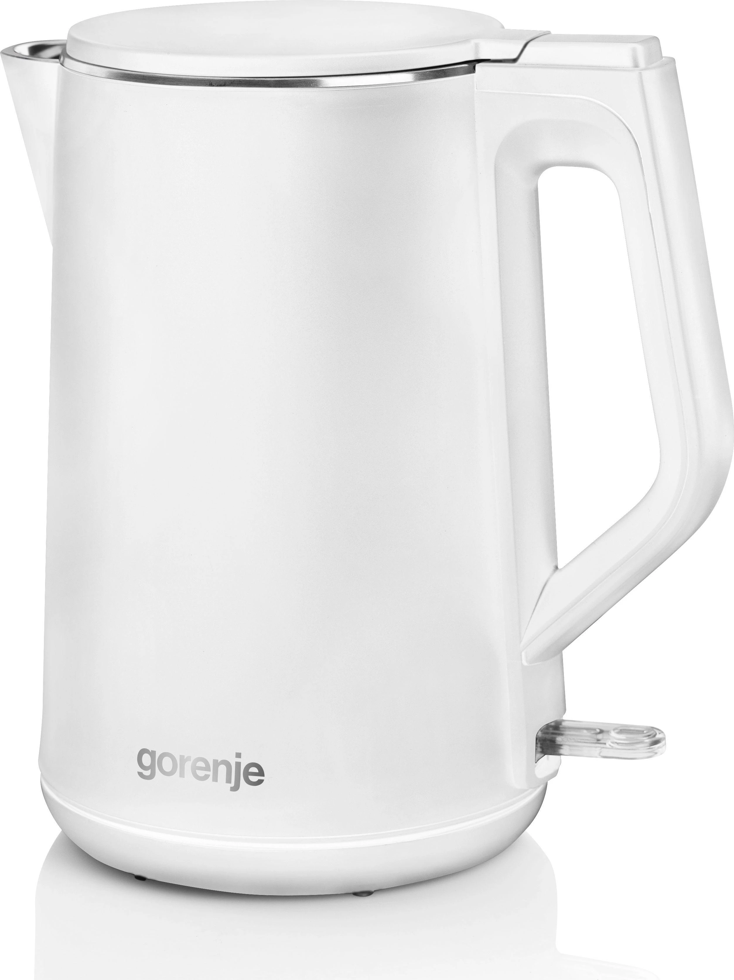 Gorenje | Virdulys | K15DWW | Electric | 2200 W | 1.5 L | Plastic/Metal | 360° rotational base | Baltas