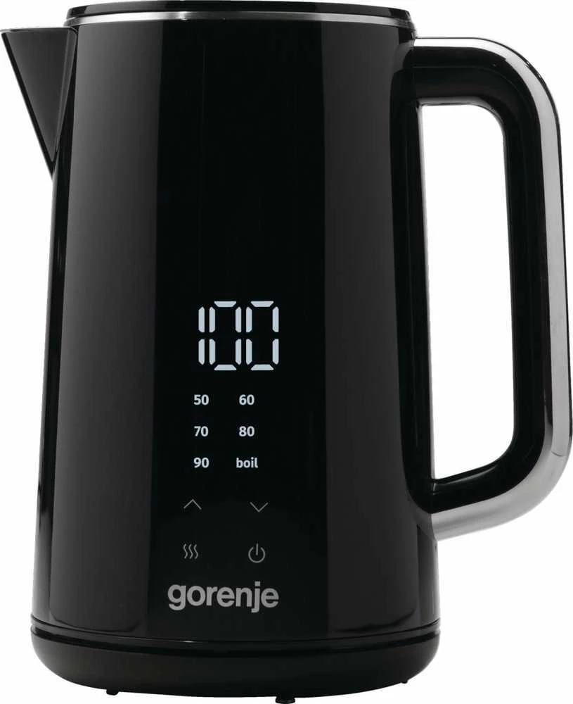 Gorenje Virdulys K17DWD Electric 2200 W 1.7 L Nerūdijantis plienas 360° rotational base Juodas