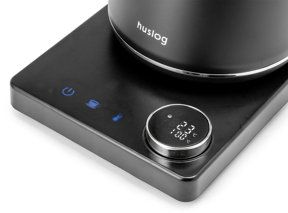 mPTech Sp. su o.o. Huslog virdulys with Smartcontrol base juodas-sidabrinis 1L