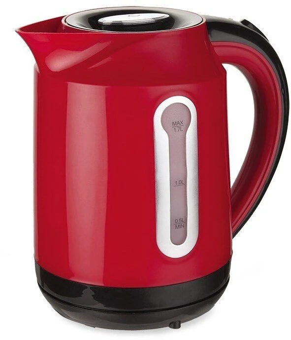 MAESTRO MR-041 (MR-041-Raudonas) electric virdulys 1.7 L 2000 W Juodas, Raudona