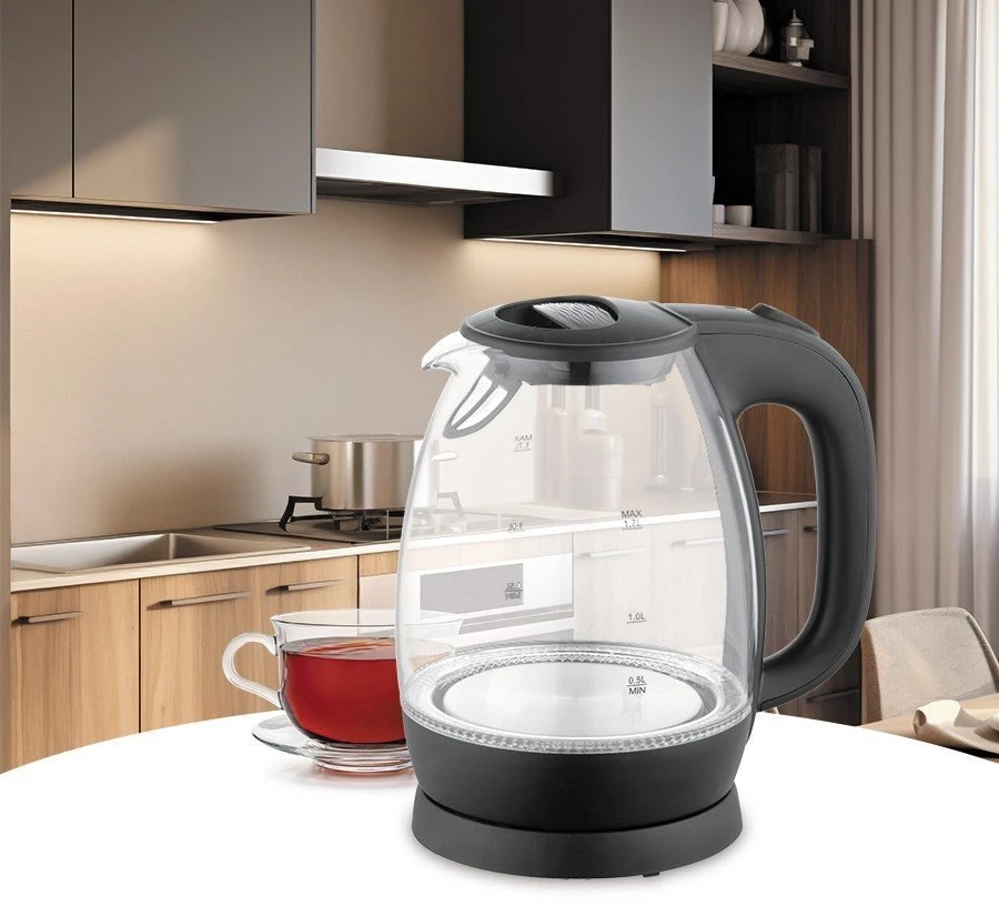 Maestro MR-063-Juodas Glass Electric Virdulys 1,7 L