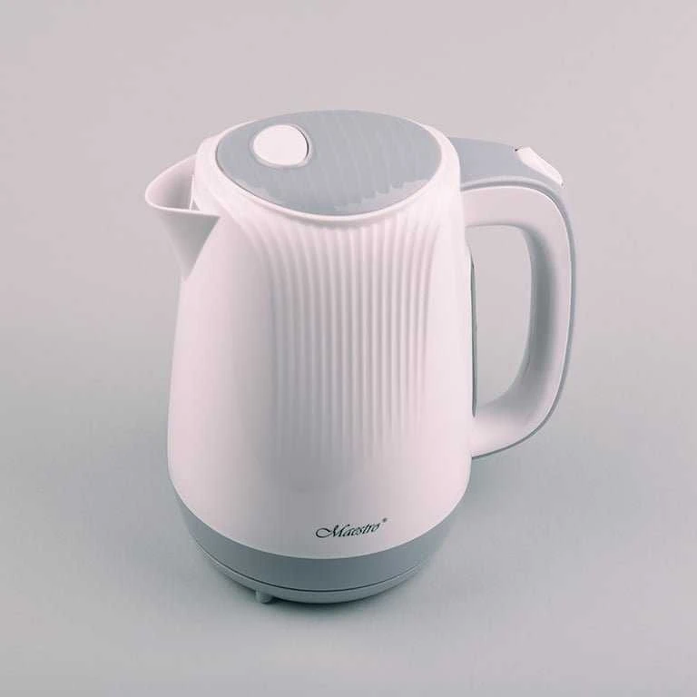 Virdulys Maestro Feel MR042 baltas virdulys elektrinis 1,7 l 2200 W Pilka Baltas