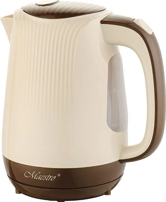 Feel-Maestro MR042 beige elektrinis virdulys 1,7 L rusvai gelsvas, Brown 2200 W