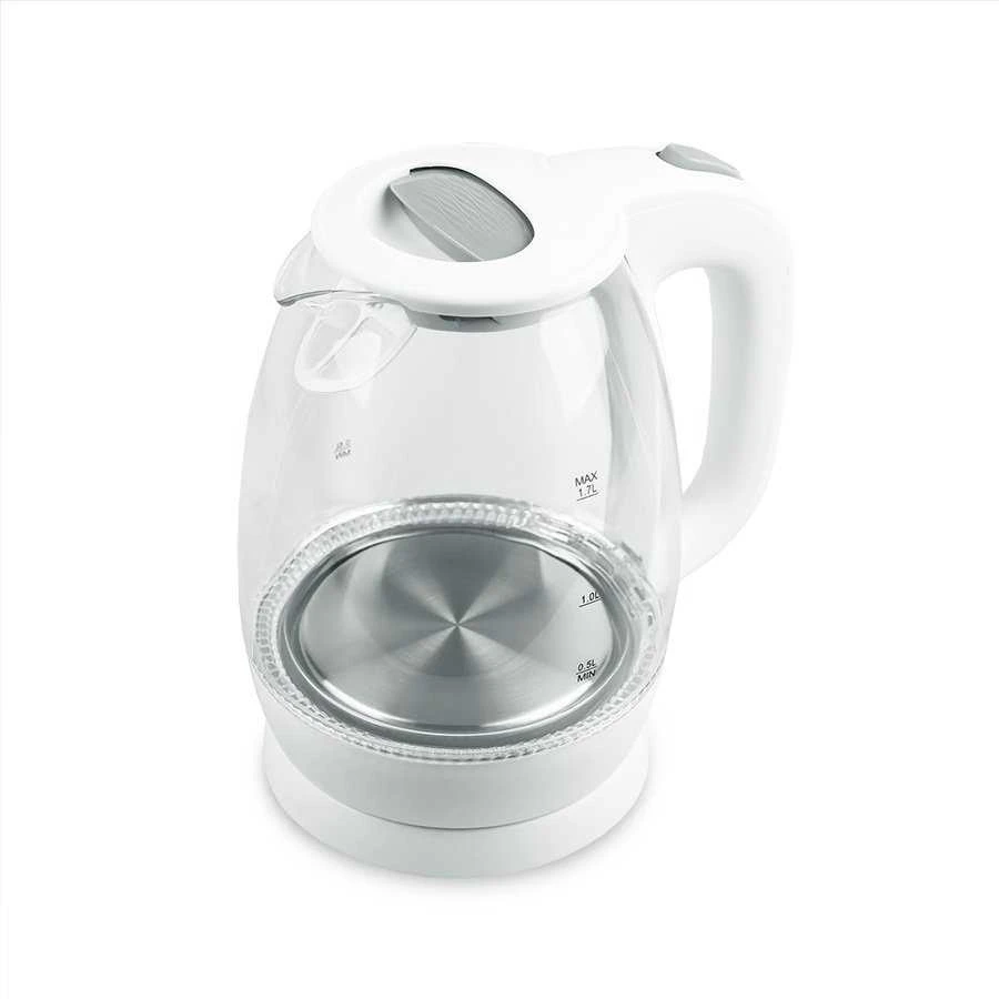 Maestro MR-063-Baltas Glass Electric Virdulys 1.7 L Baltas