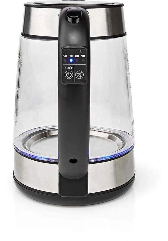 Virdulys Melissa virdulys elektrinis 1,7 l 2200 W permatomas, juoda, nerūdijantis plienas (16130311)