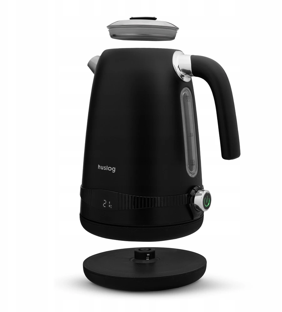 mPTech Sp. su o.o. Huslog retro virdulys with temperature control juodas 1,7L 2200W