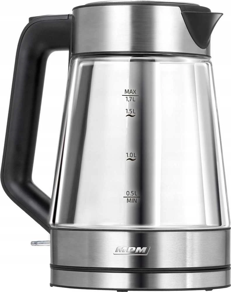 MPM MCZ-122 electric virdulys 1.7 L 2200 W Juodas, Nerūdijantis plienas