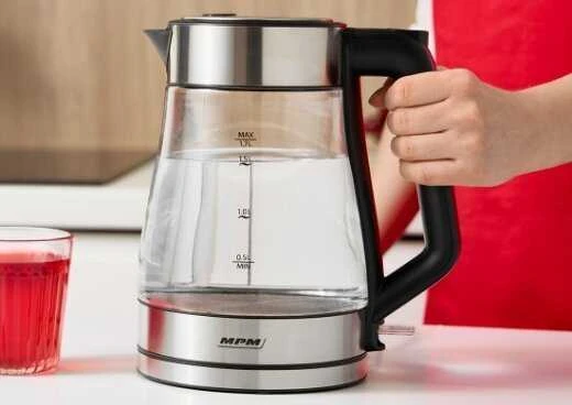 MPM MCZ-122 electric virdulys 1.7 L 2200 W Juodas, Nerūdijantis plienas
