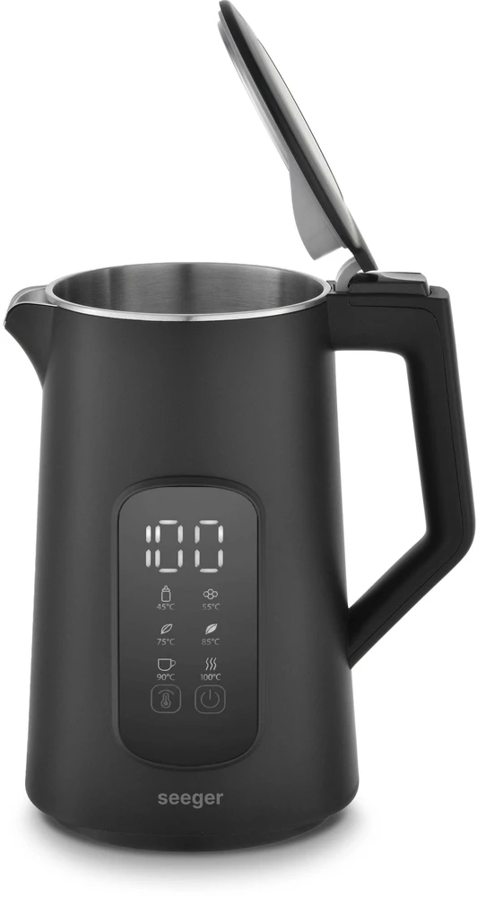 Seeger SmartKettle SGR1100BK Juodas virdulys