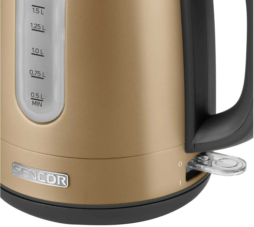 Elektrinis virdulys sendinto aukso spalvos 1.7 L Sencor
