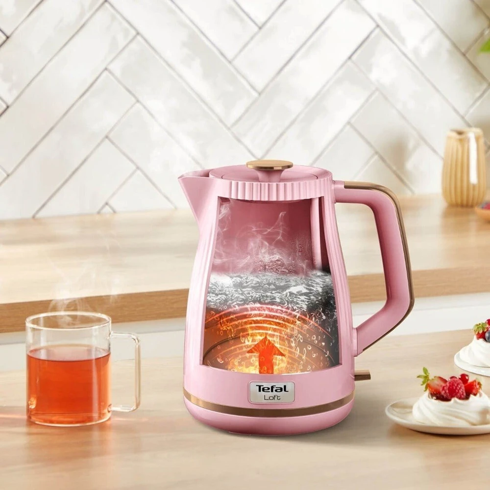 Tefal Loft KO2517E0 Elektrinis virdulys 1.7 l Rožinė