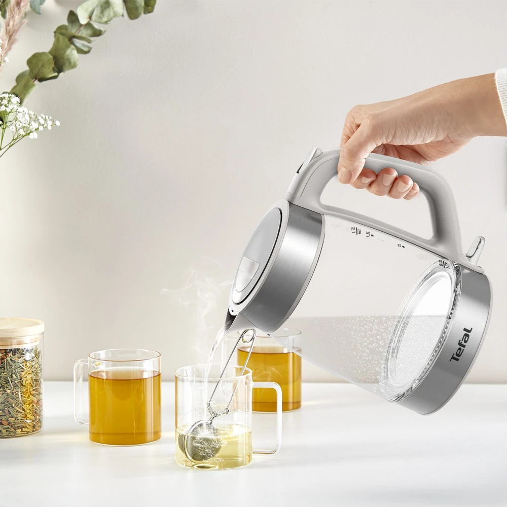 Elektrinis virdulys Tefal KI605B30, 1.7 l, balta/sidabro