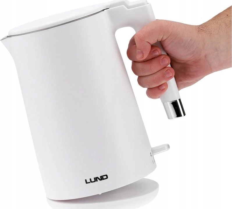 Lund Toya Sa Poland elektrinis virdulys 1,5 l Baltas, vėsus prisilietimas (68207)