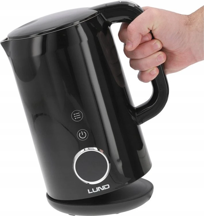 Lund Toya Sa Poland elektrinis virdulys 1,7 l, reguliuojama temperatūra, Juodas (68219)