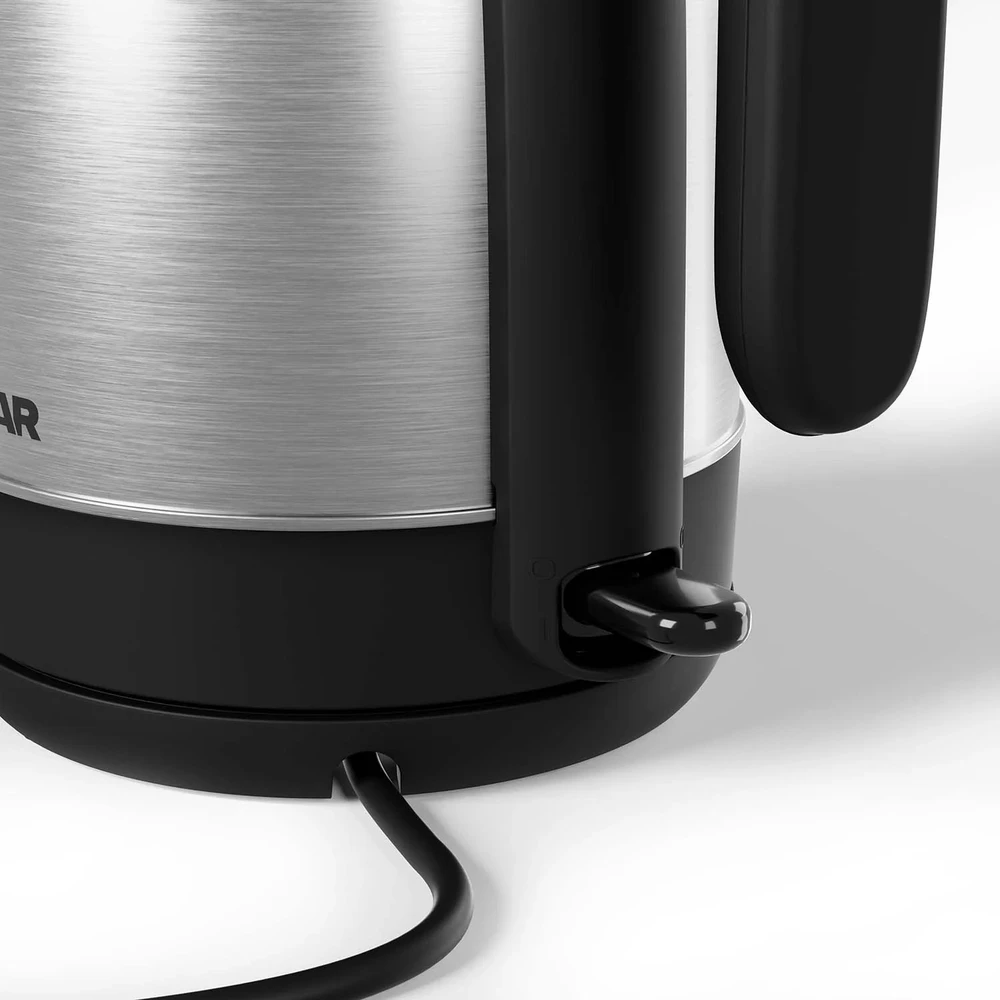 Tristar | Virdulys | WK-1348 | Electric | 2200 W | 1.7 L | Nerūdijantis plienas | 360° rotational base | Juodas/Stainless Steel