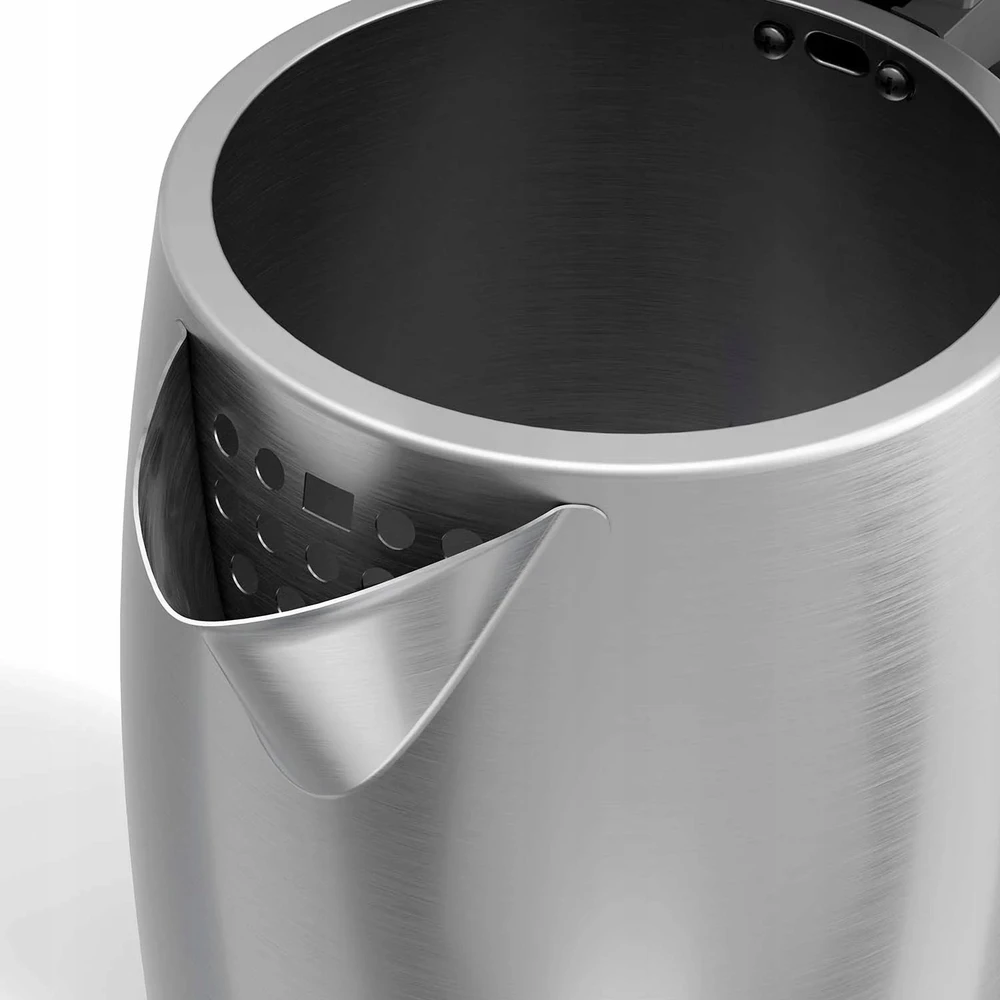 Tristar | Virdulys | WK-1348 | Electric | 2200 W | 1.7 L | Nerūdijantis plienas | 360° rotational base | Juodas/Stainless Steel