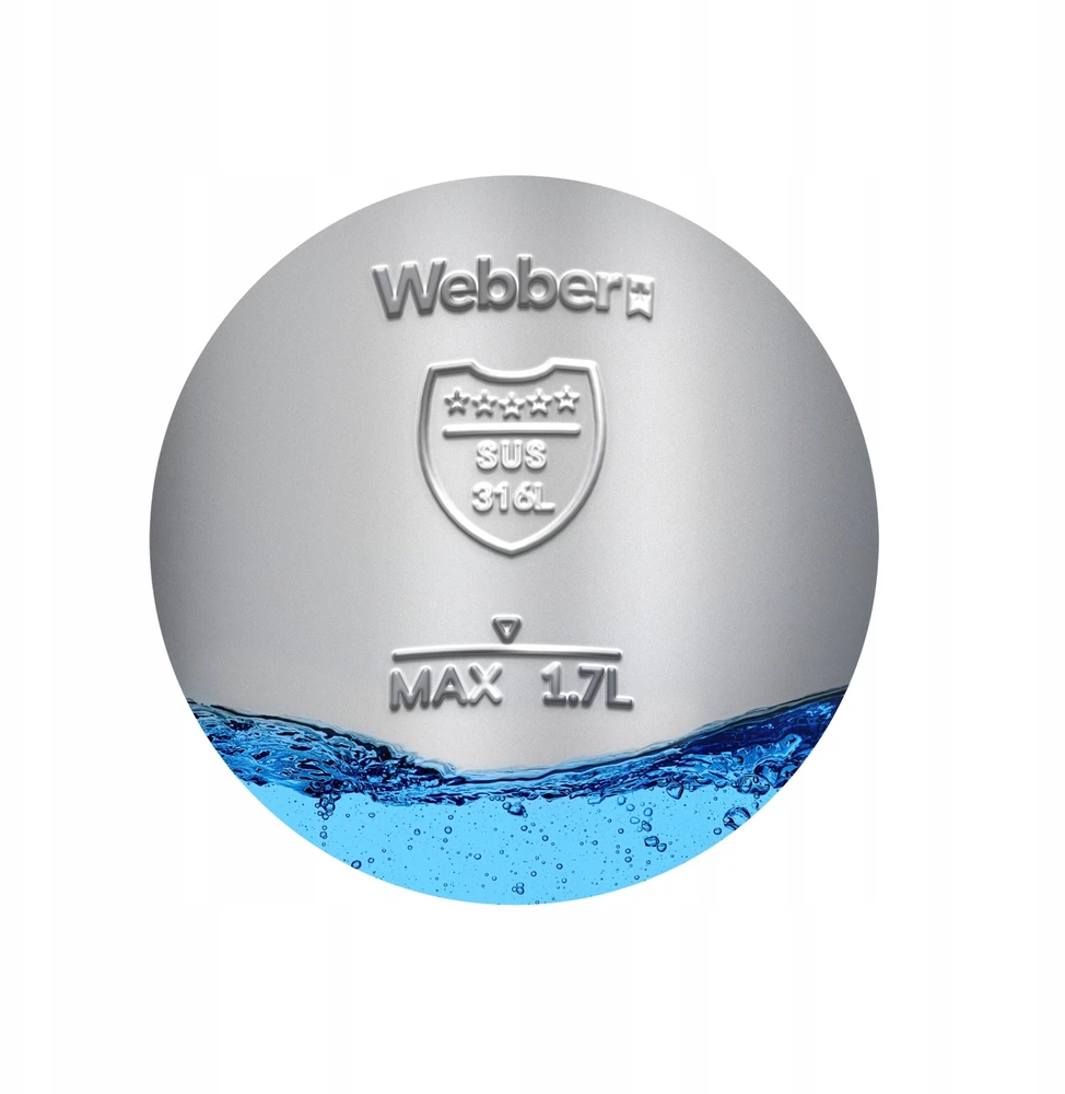 Virdulys Webber Elektrinis virdulys belaidis 1.7L 1800W