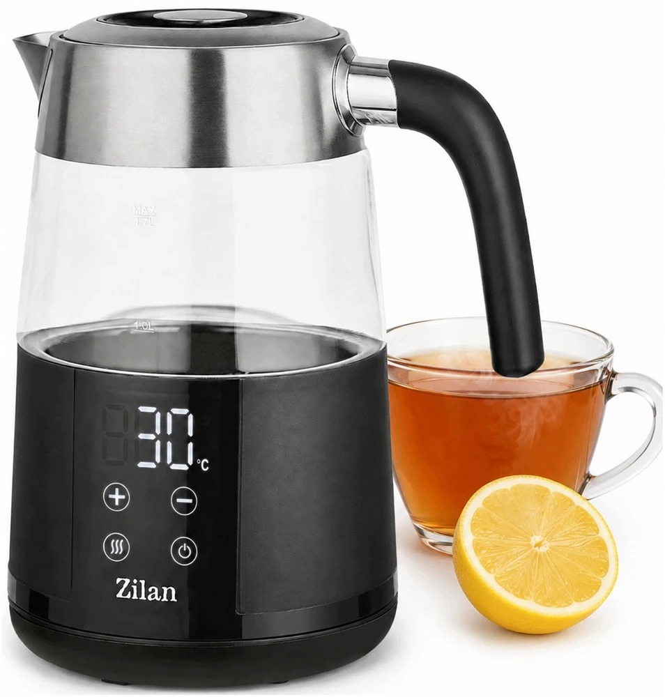 Virdulys Zilan Elektrinė su kontrolą temperatury 1.7L 2200W (ZLN5403)