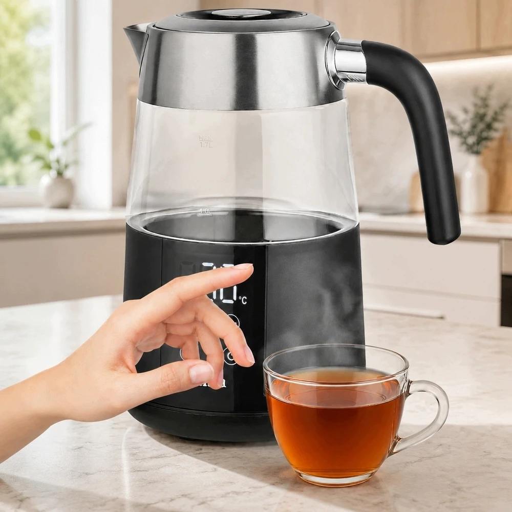 Virdulys Zilan Elektrinė su kontrolą temperatury 1.7L 2200W (ZLN5403)