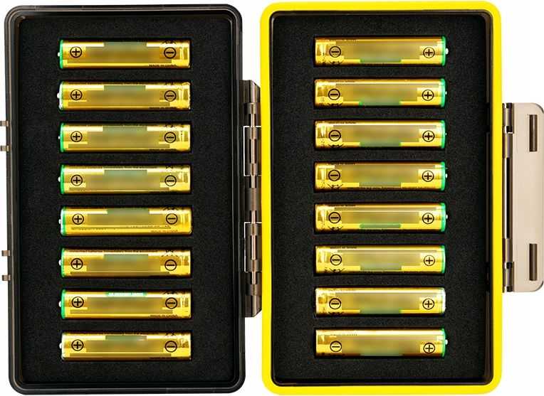JJC Pouch Box Pouch Pouch Baterijos Maišelio baterijos 16x Aaa
