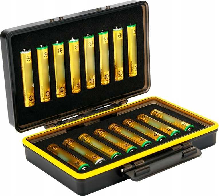 JJC Pouch Box Pouch Pouch Baterijos Maišelio baterijos 16x Aaa