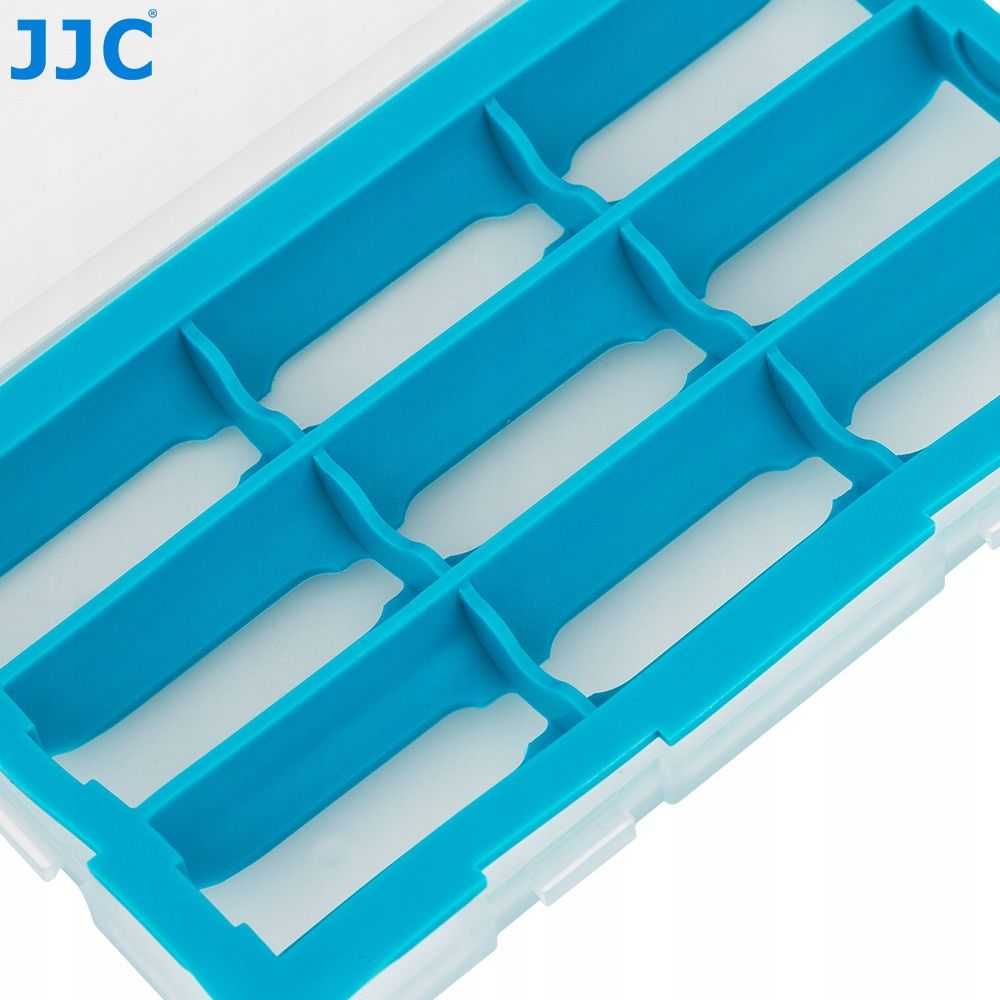 Dėklas - JJC BC 9CR123 Baterijų Laikiklis (laiko 9 CR123A, patvarus, kompaktiškas)