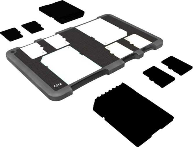 JJC PudeŁko / FuteraŁ / Dėklas Na Kortos Sd / Microsd - Juoda