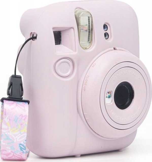 Viršelis LoveInstant byla dėl Fujifilm Fuji Instax Mini 12 / Silicio / Rožinės spalvos